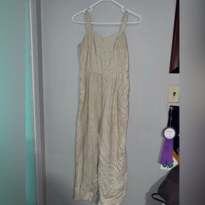 Women's Cream Jumpsuit